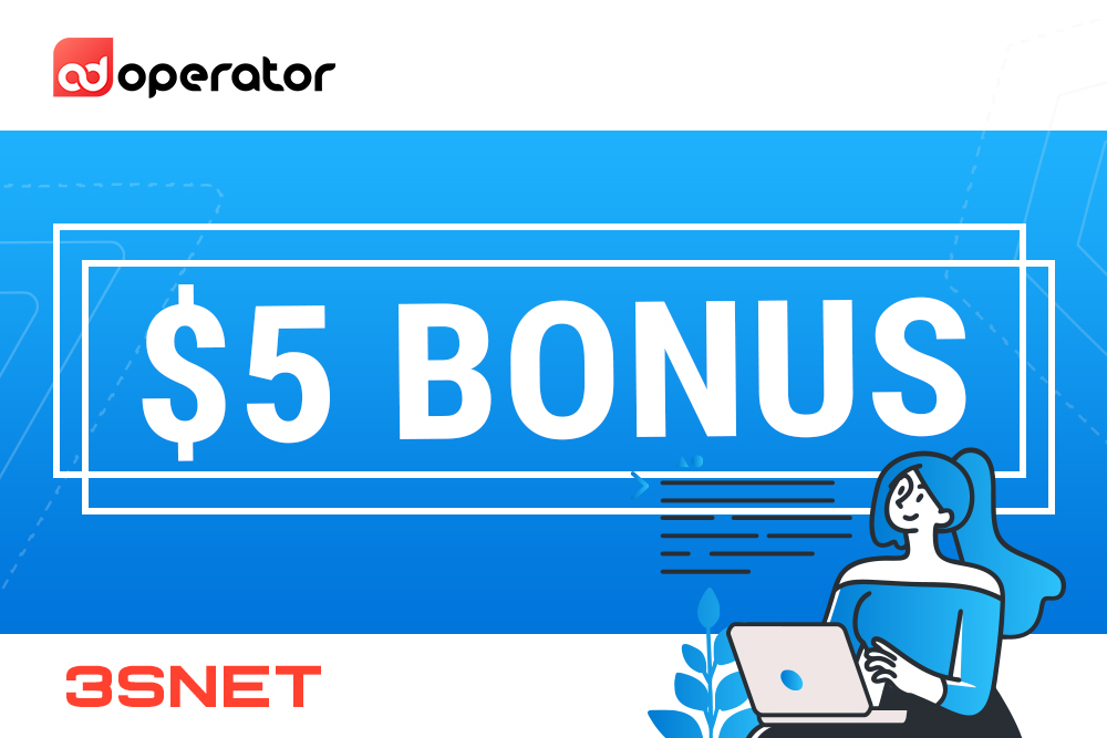 Look for a promo code for a discount in adoperator on 3SNET!