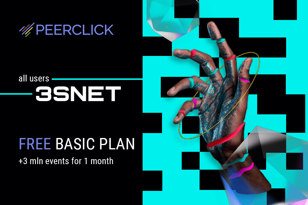 Look for a promo code for a discount in Peerclick on 3SNET!