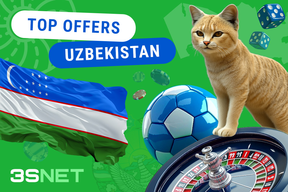 Top offerov na betting i gembling v Uzbekistane en A selection of the best offers from casinos and bookmakers in Uzbekistan 3SNET