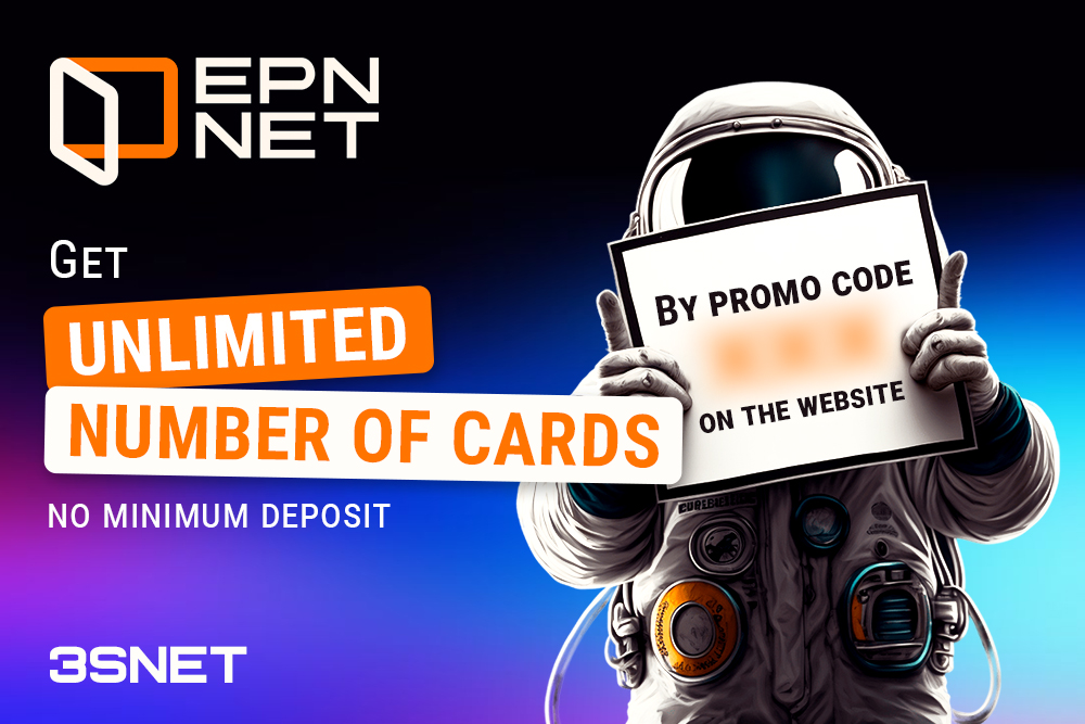 Look for a promo code for a discount in EPN.NET on 3SNET!