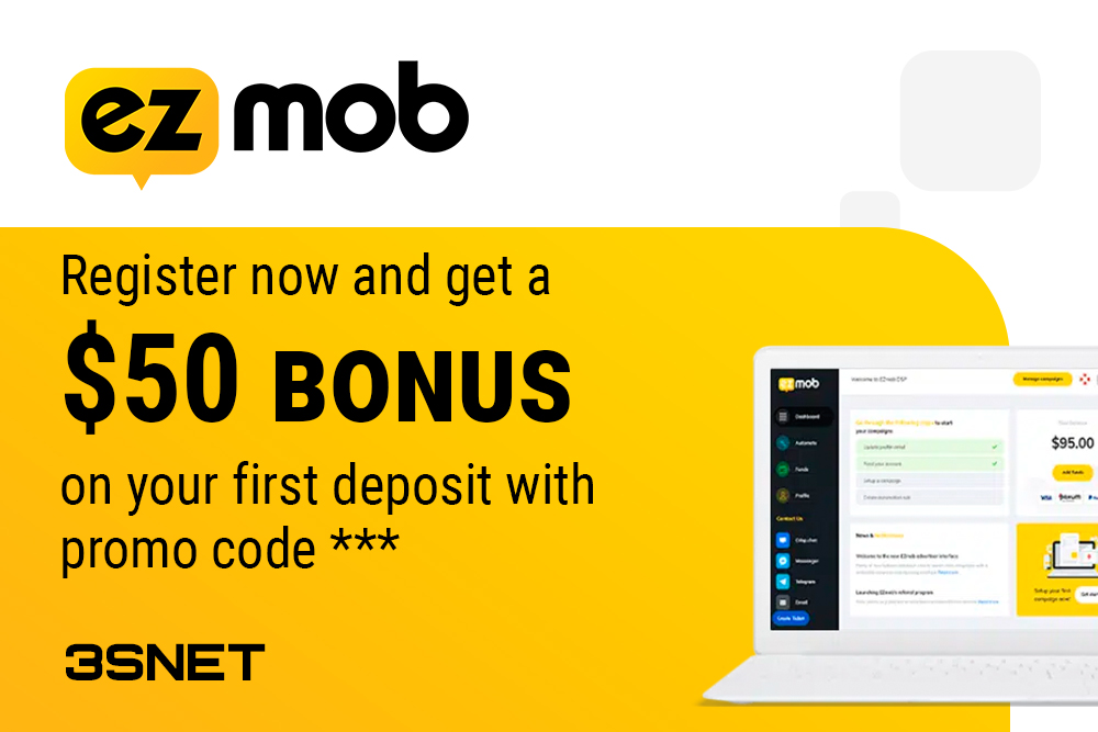 Promo code from EZMob DSP