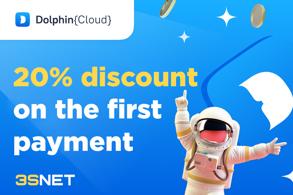 Look for a promo code for a discount in Dolphin on 3SNET!