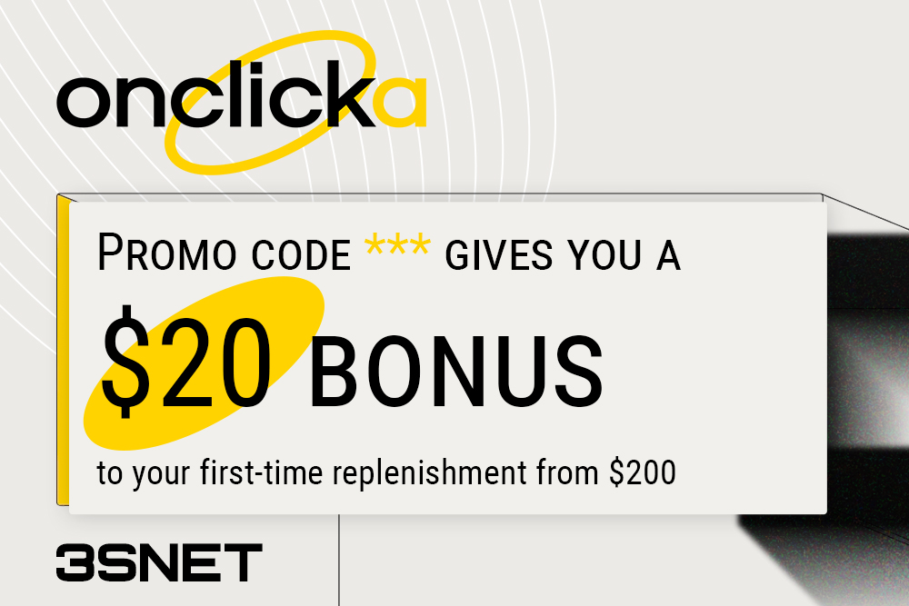 Look for the Onclick promo code on the 3SNET website!