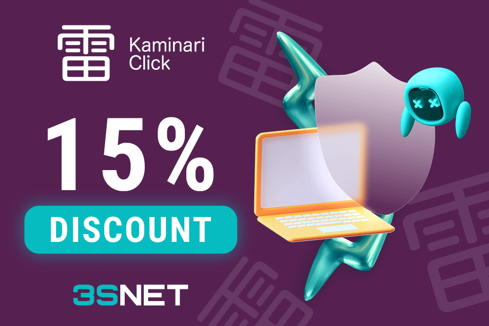 Look for a promo code for a discount in kaminari click on 3SNET!