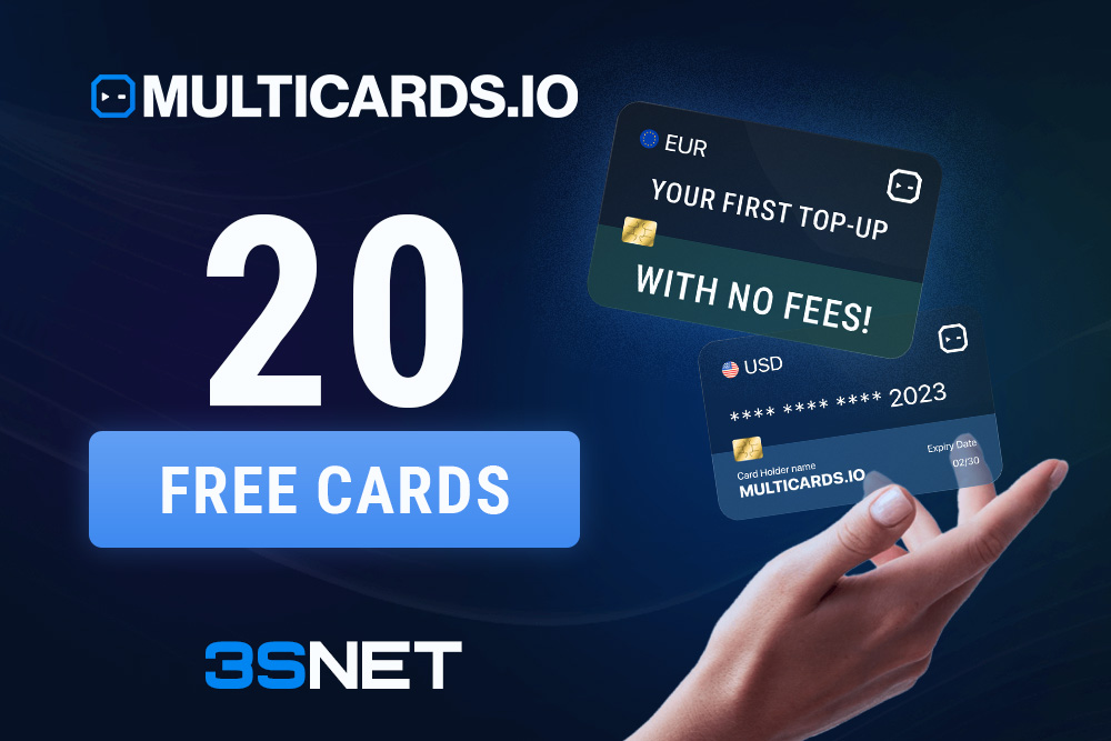 Multicards promo code on 3SNET