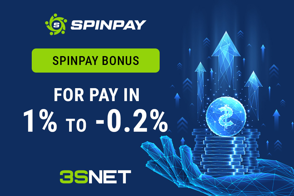 SPINPAY promo code - 3snet