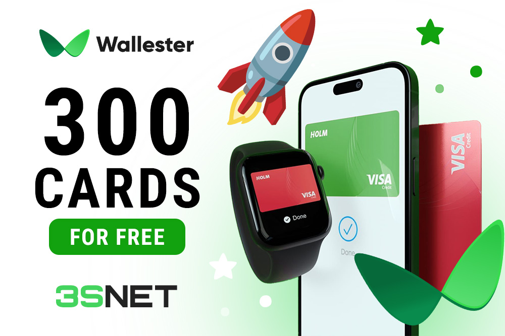 Promo code from Wallester Business - 3SNET