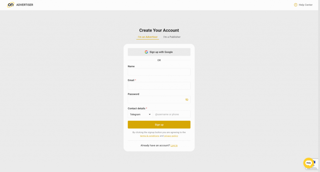 OnClickA Registration OnClickA Registration