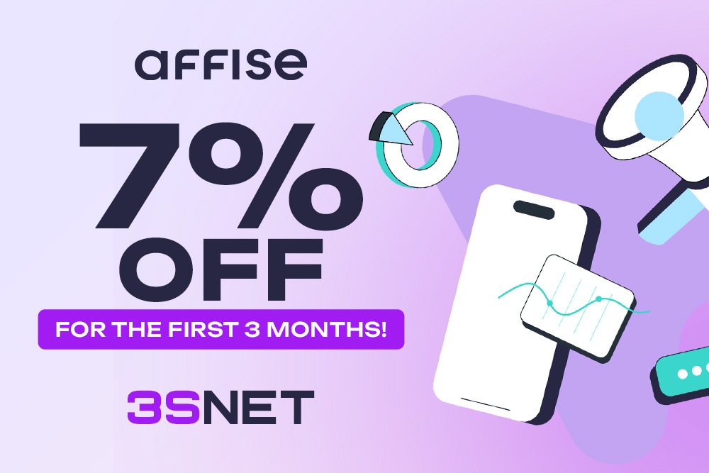 promo code from Affise 3snet