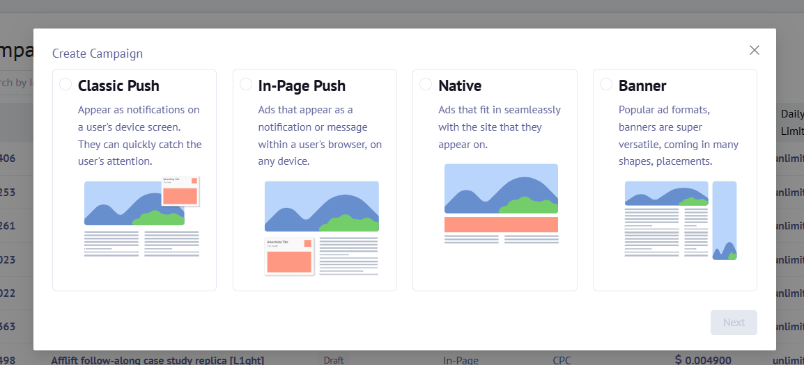 Step 5a Campaign Setup