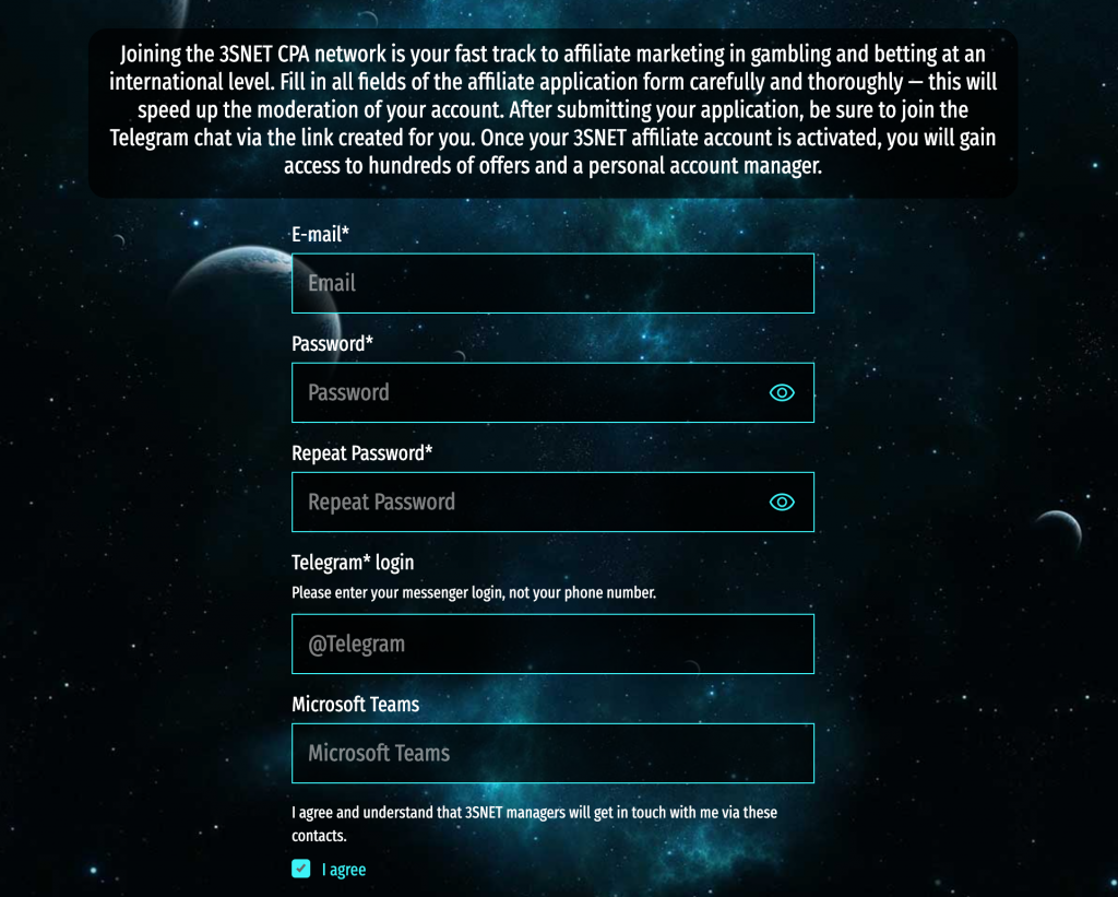 2-Registration in 3SNET