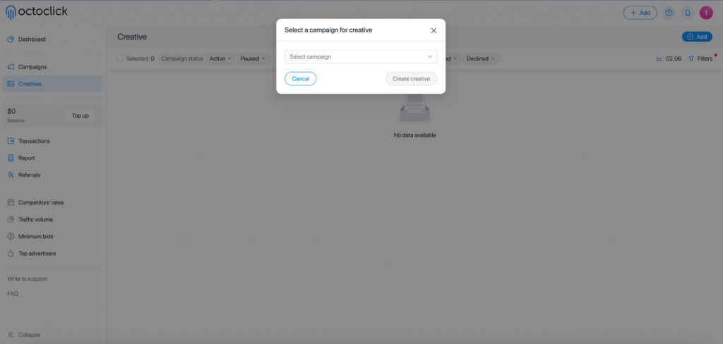 7-Setting Up the Creative