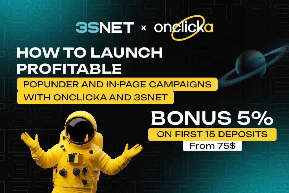 How to Use OnClickA Traffic with 3SNET