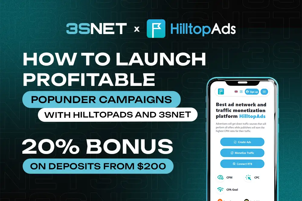 How to Use hilltopads Traffic with 3SNET? Guide